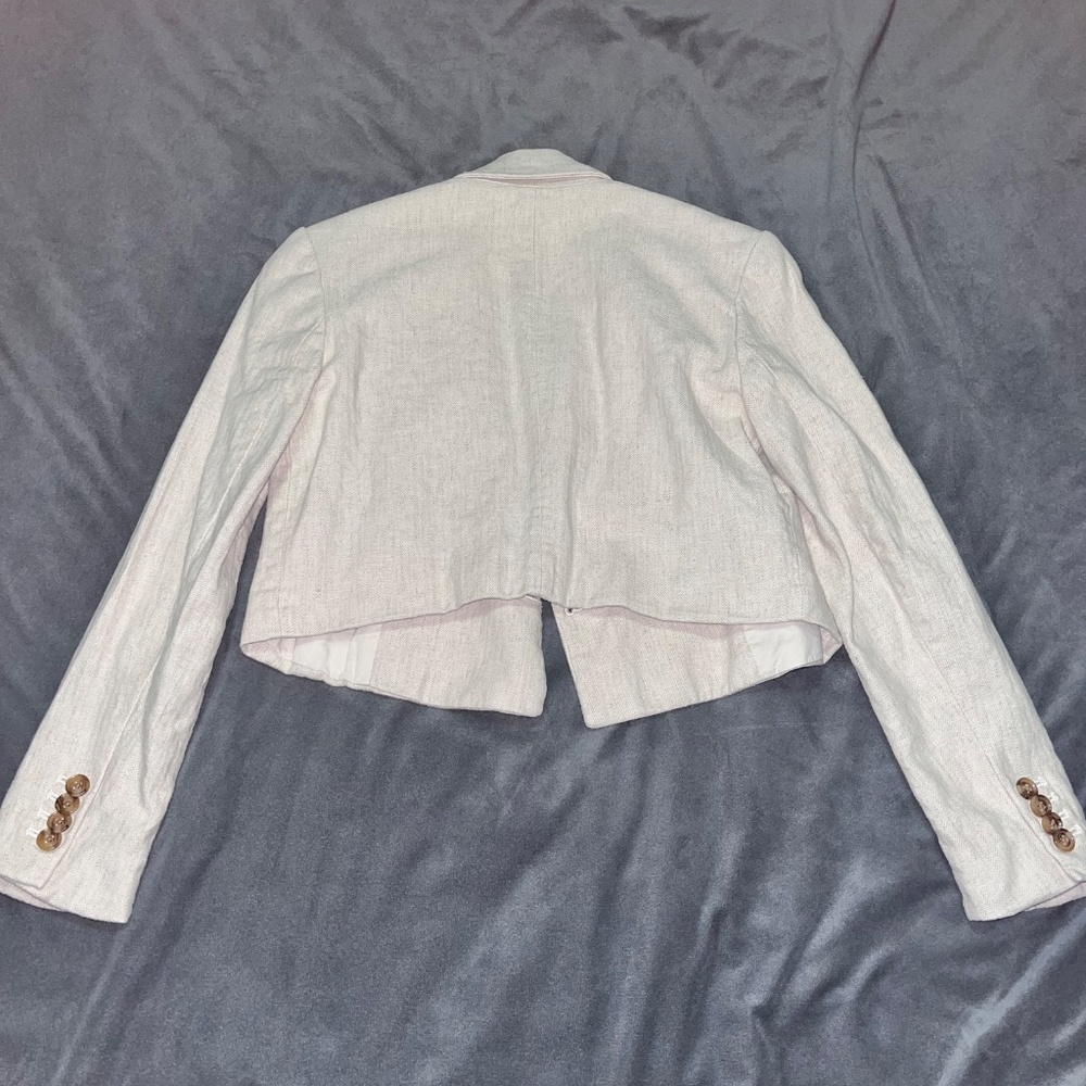 Cropped blazer jacket - Picture 8 of 10